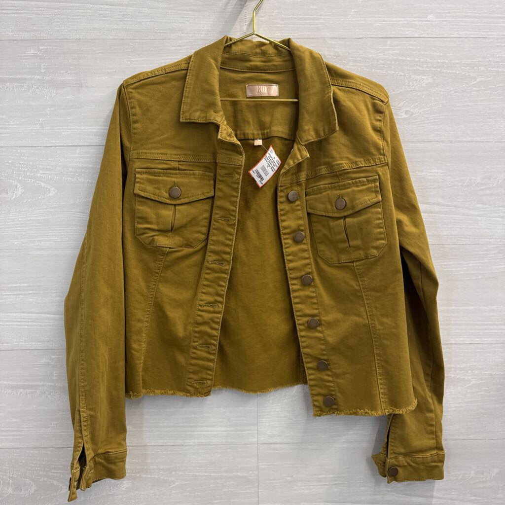 KUT Green Denim Jacket Extra Large