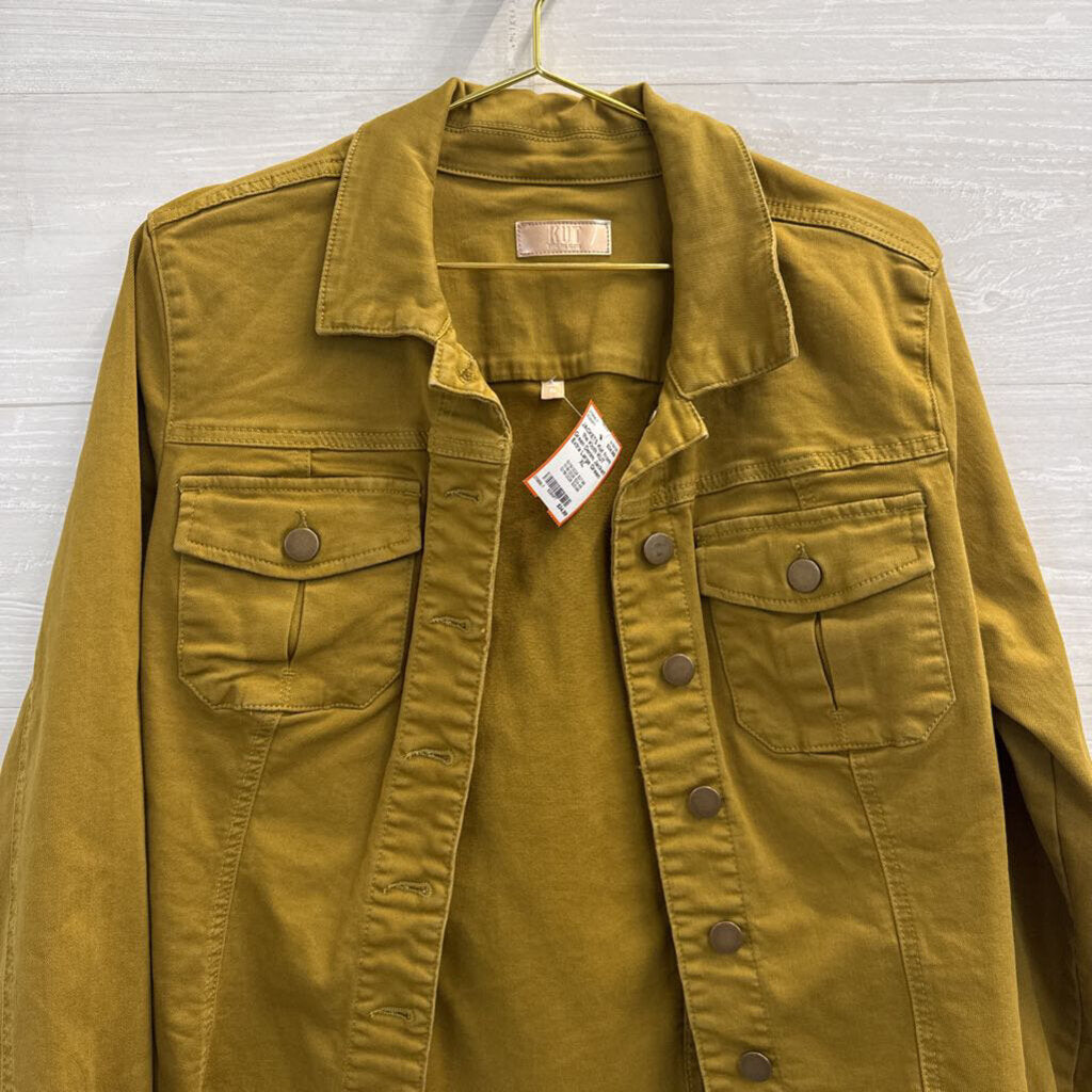 KUT Green Denim Jacket Extra Large