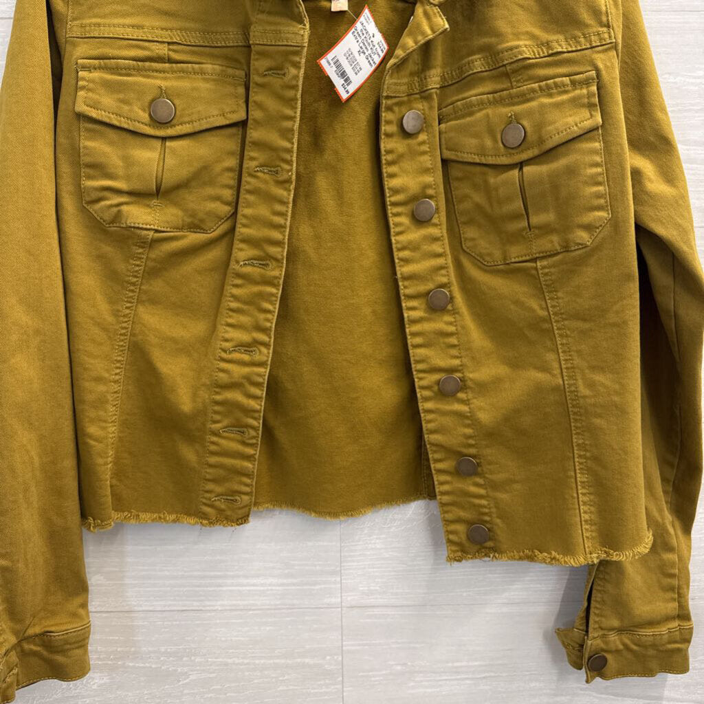 KUT Green Denim Jacket Extra Large
