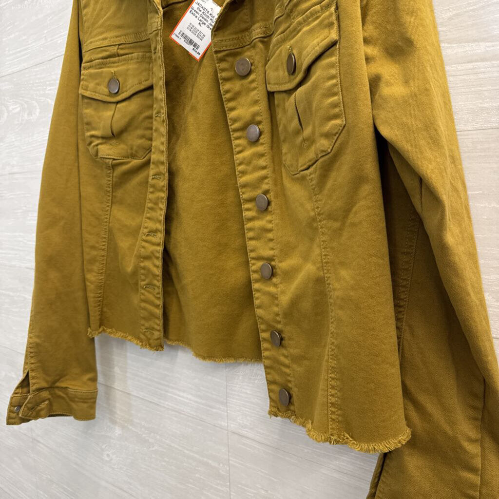 KUT Green Denim Jacket Extra Large