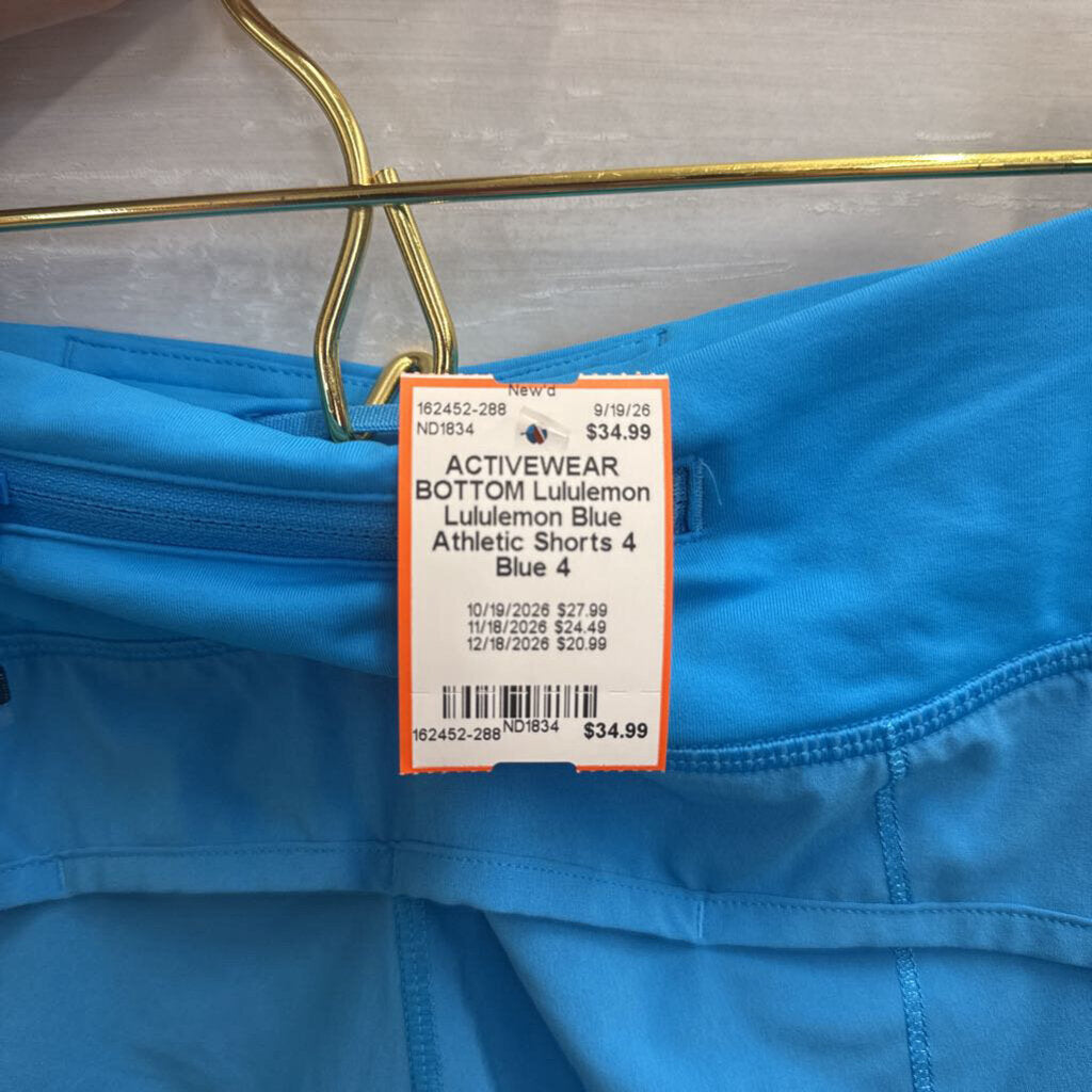 Lululemon Blue Athletic Shorts 4