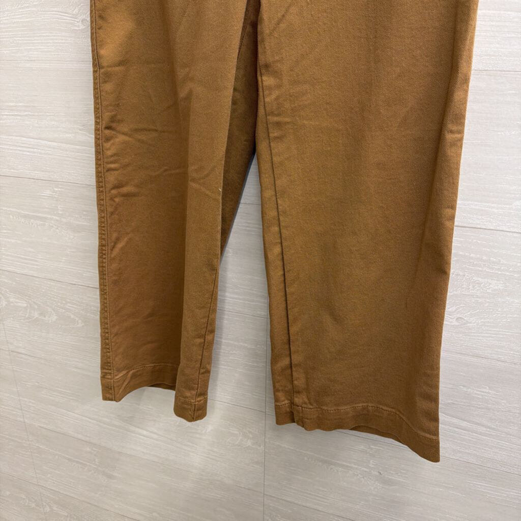 Loft Brown The Palmer Wide Leg Pants 6 Petite