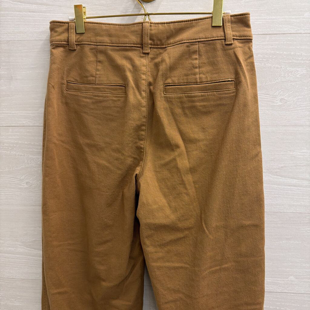 Loft Brown The Palmer Wide Leg Pants 6 Petite