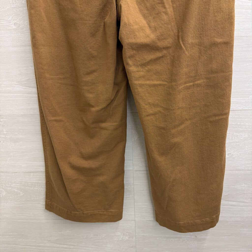 Loft Brown The Palmer Wide Leg Pants 6 Petite