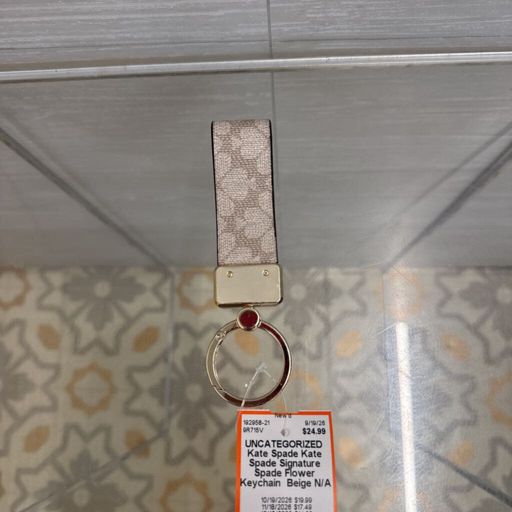 Kate Spade Signature Spade Flower Keychain