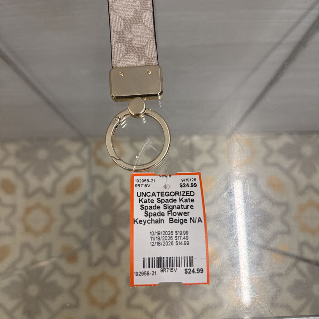 Kate Spade Signature Spade Flower Keychain