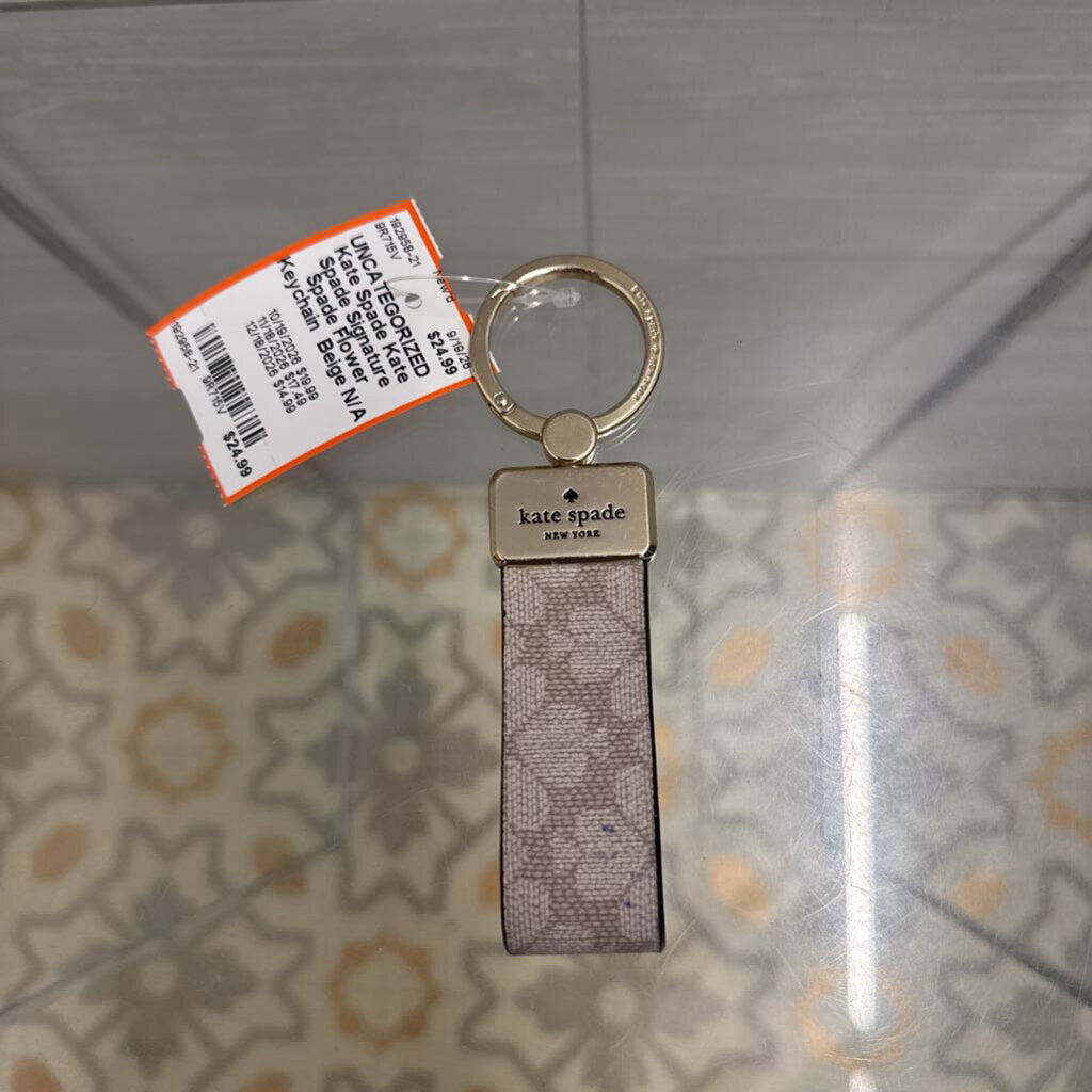Kate Spade Signature Spade Flower Keychain