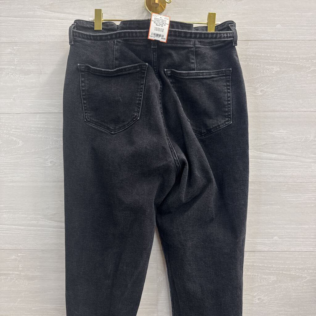 Hollister Black Denim Ultra High Rise Mom Jeans 29