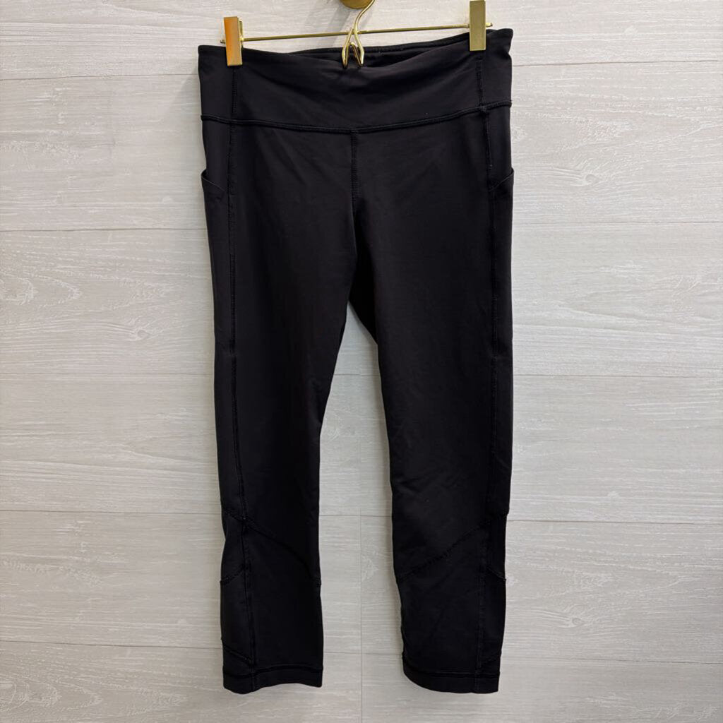 Lululemon Black Cropped Leggings 6
