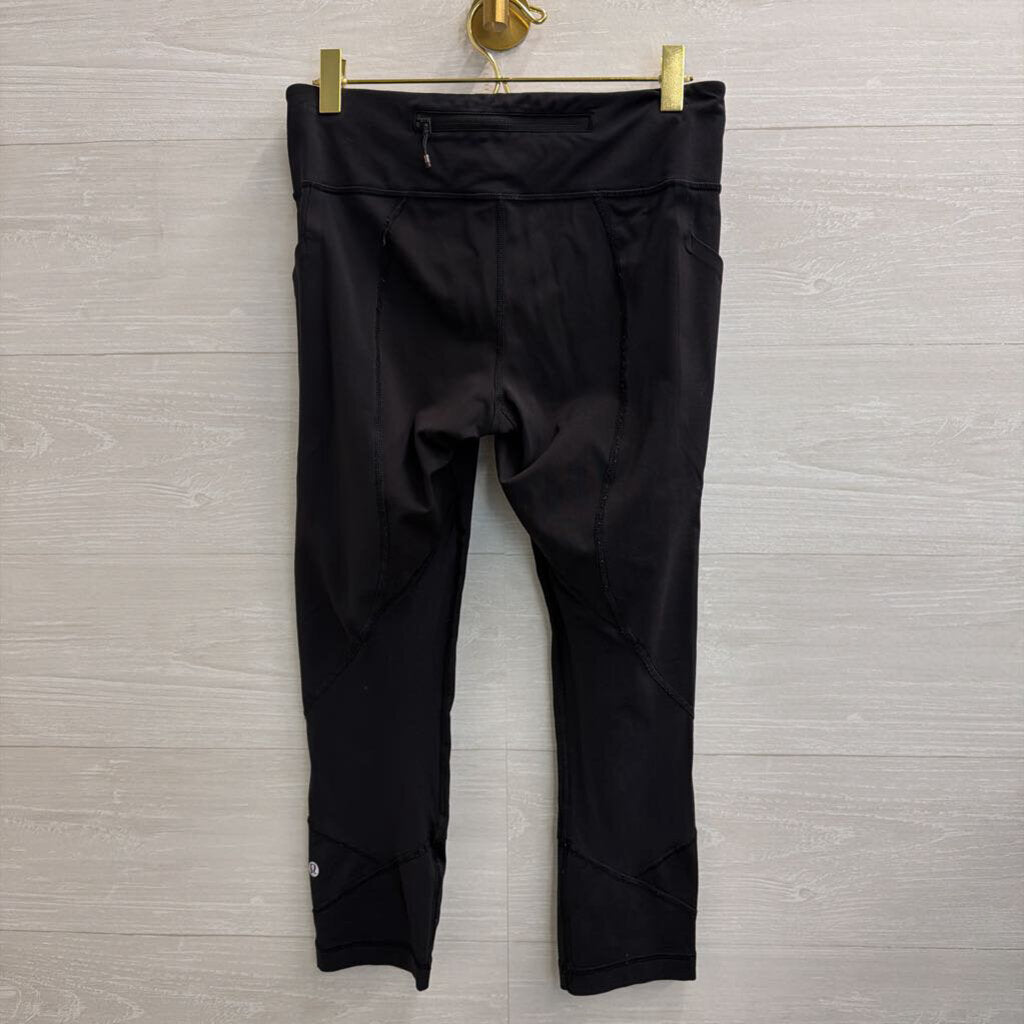 Lululemon Black Cropped Leggings 6