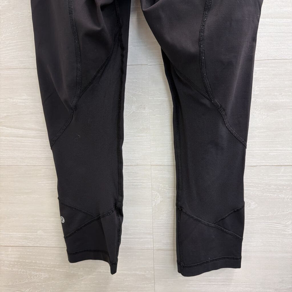 Lululemon Black Cropped Leggings 6