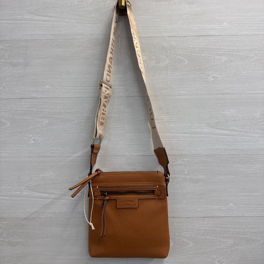 Lucky Brand Brown Leather Lani Crossbody Purse