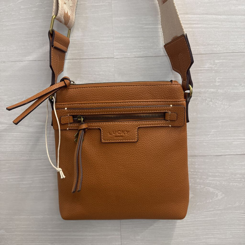 Lucky Brand Brown Leather Lani Crossbody Purse