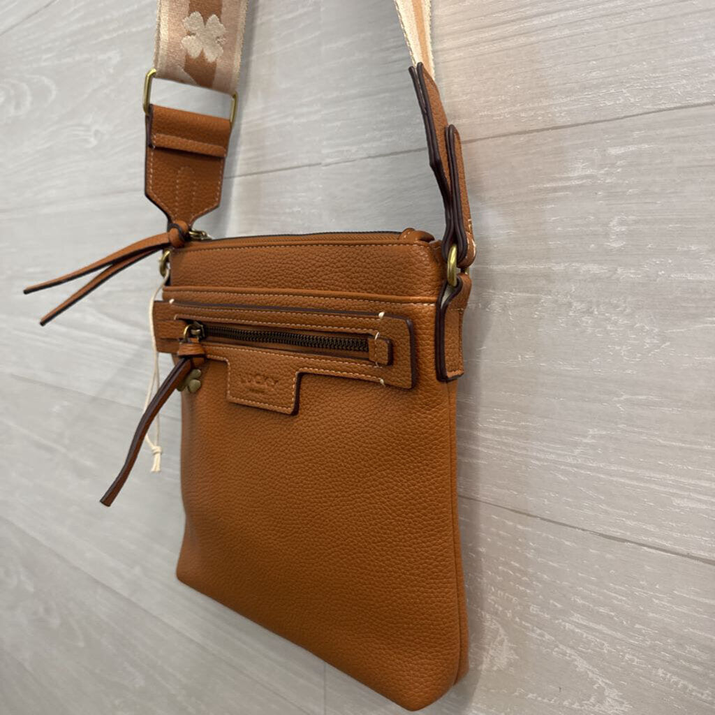 Lucky Brand Brown Leather Lani Crossbody Purse