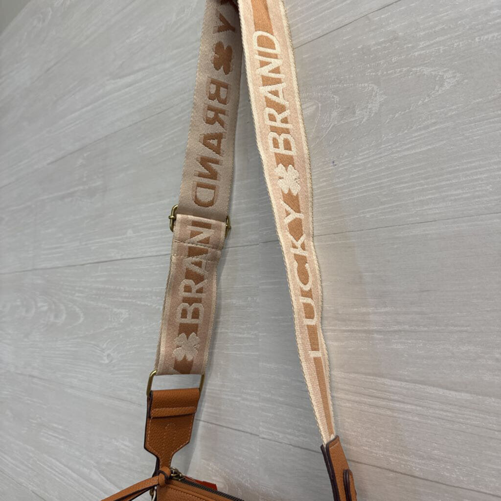 Lucky Brand Brown Leather Lani Crossbody Purse