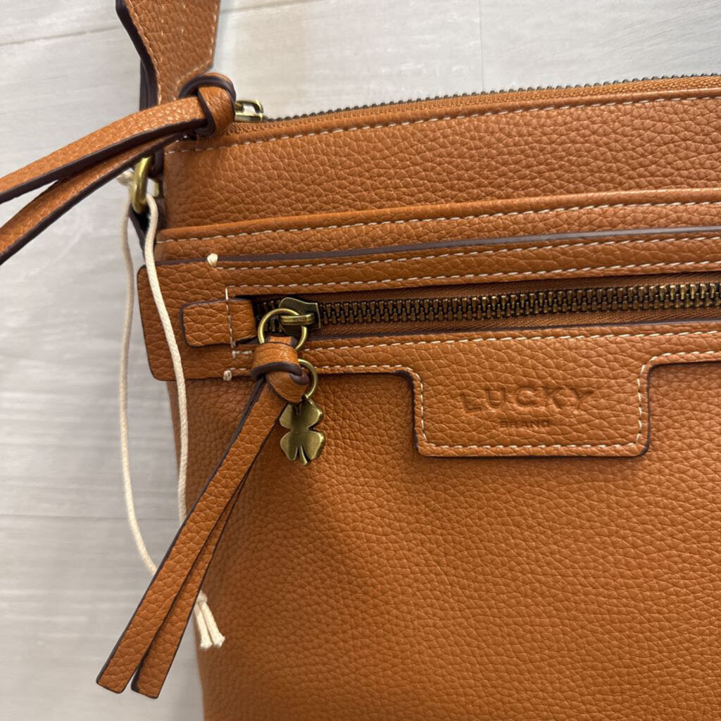 Lucky Brand Brown Leather Lani Crossbody Purse