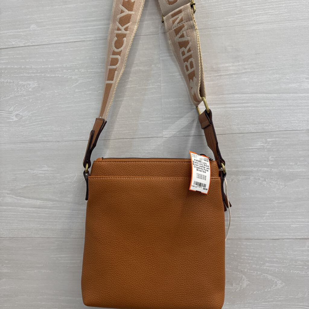 Lucky Brand Brown Leather Lani Crossbody Purse