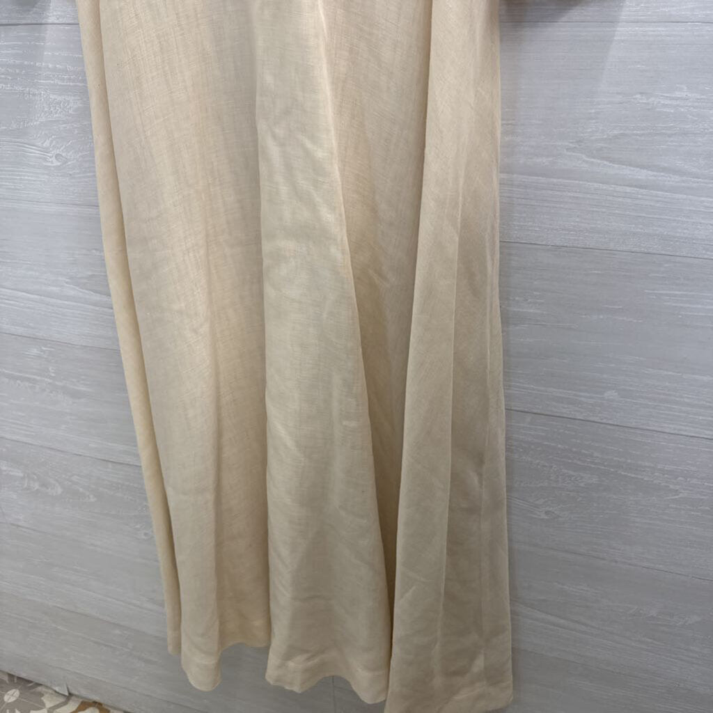 Vintage Avalon Ivory Embroidered Long Sleeve Dress 8