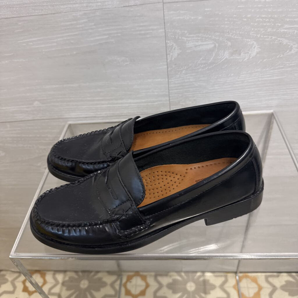 Weejuns Bass Black Leather Penny Loafers 8.5