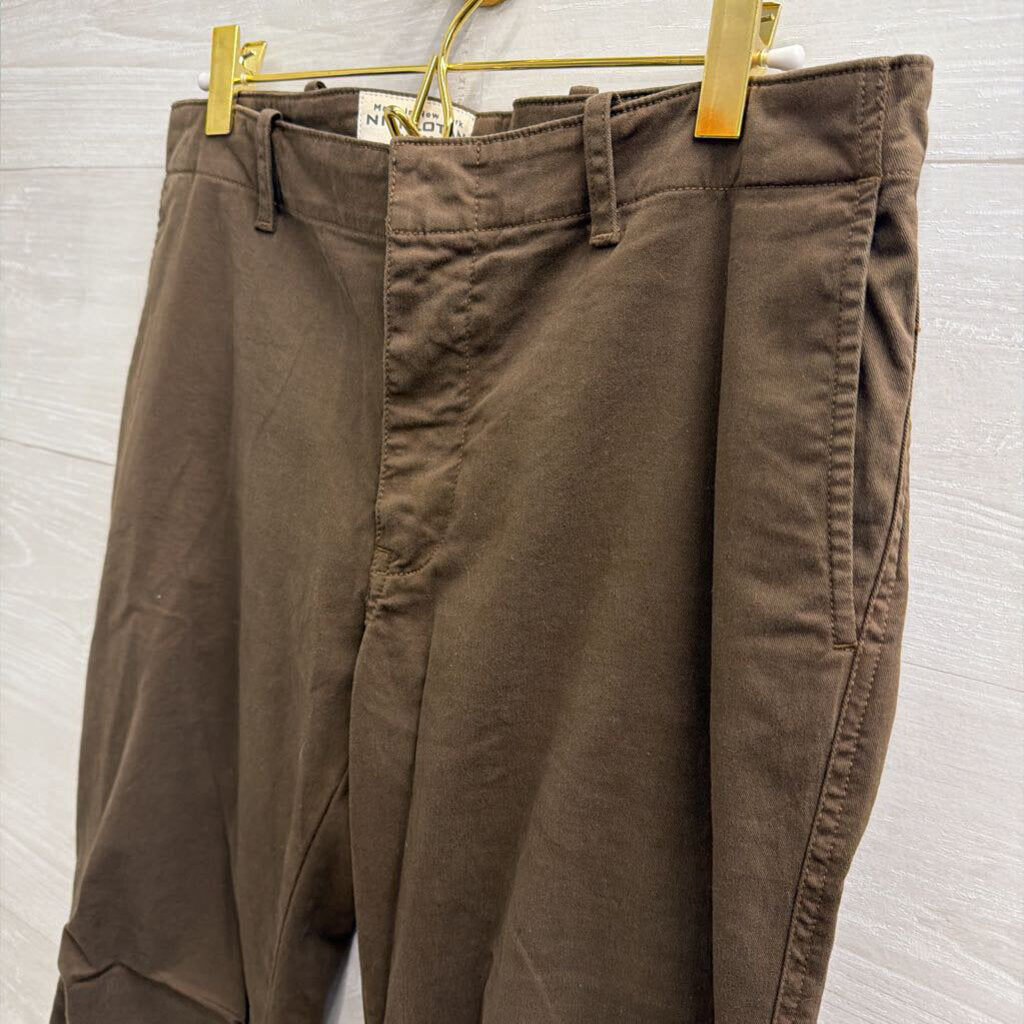 Nili Lotan Olive Green Straight Leg Pants 8