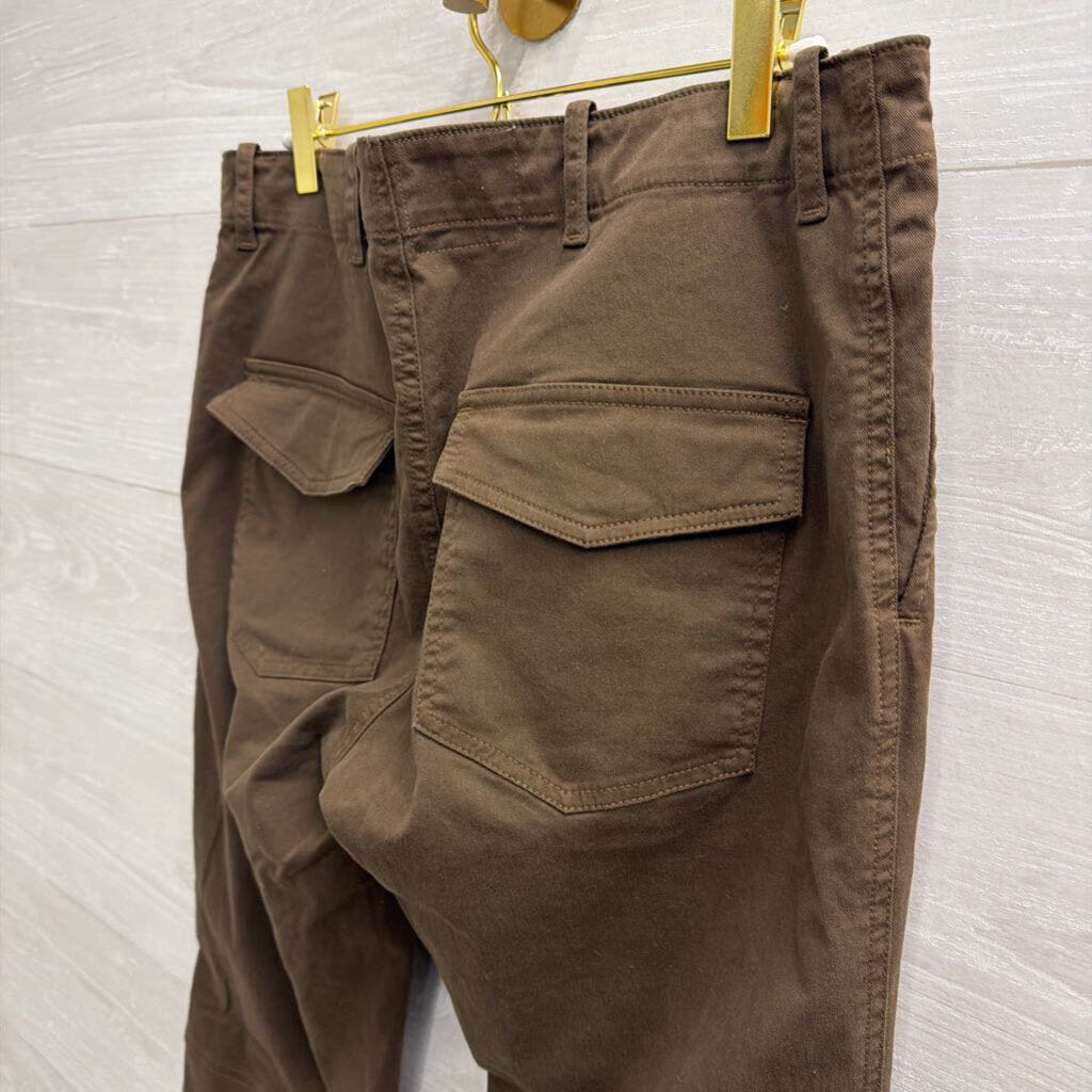 Nili Lotan Olive Green Straight Leg Pants 8