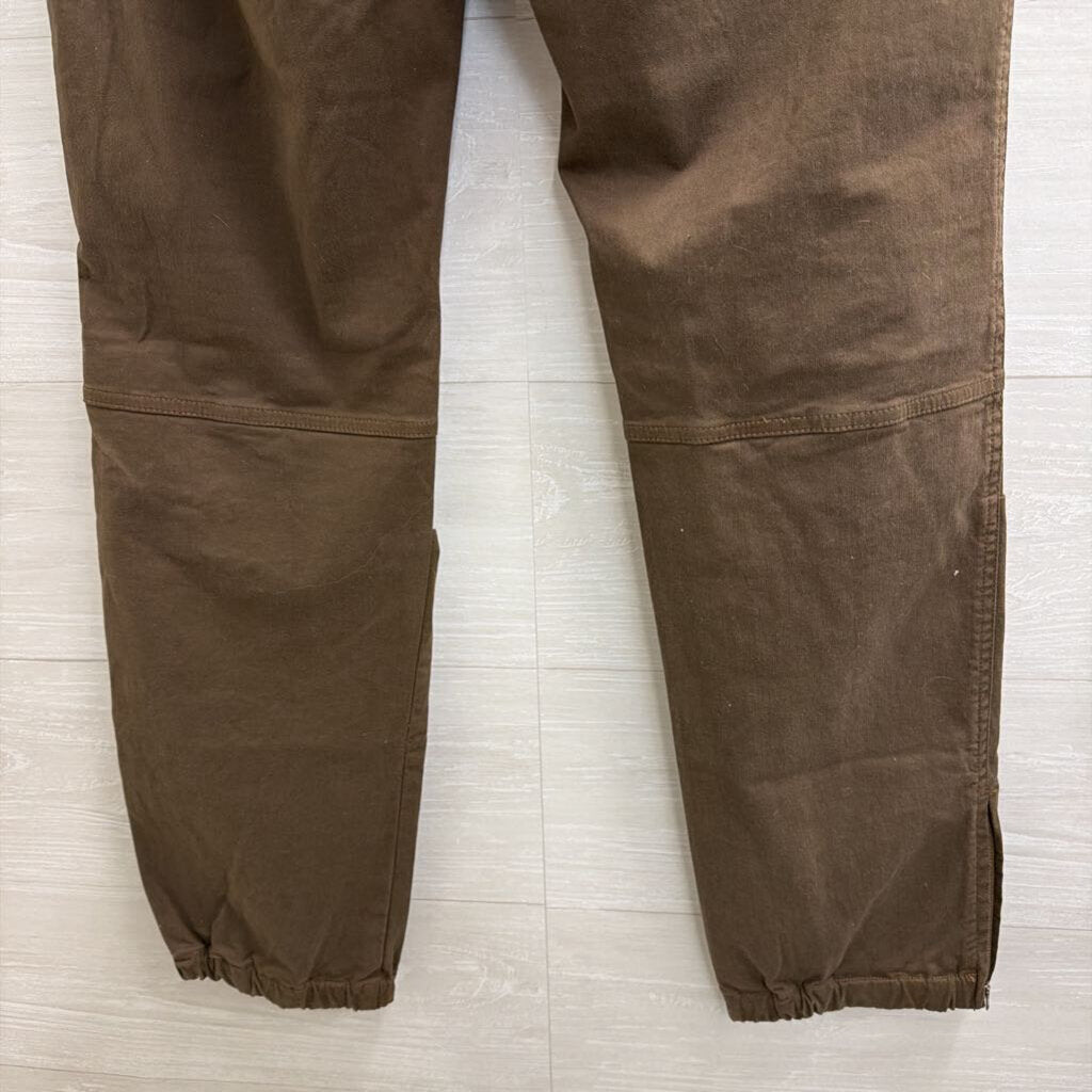 Nili Lotan Olive Green Straight Leg Pants 8