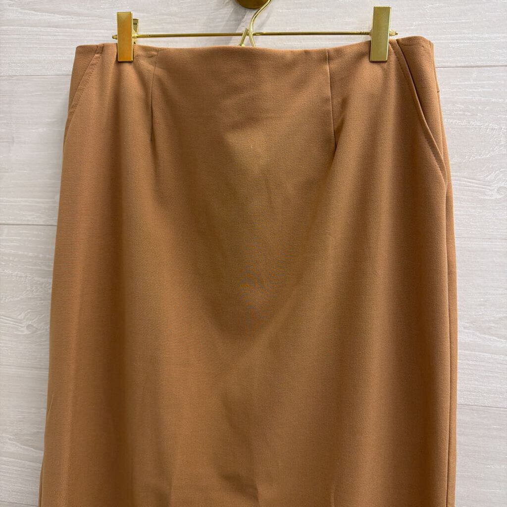 Vintage Giorgio Fiorlini Brown Maxi Skirt 12