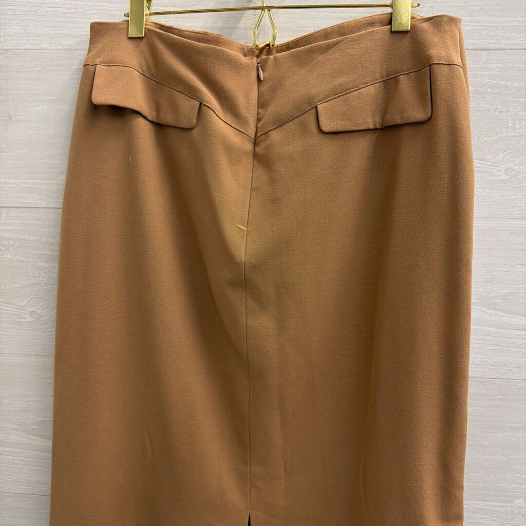 Vintage Giorgio Fiorlini Brown Maxi Skirt 12