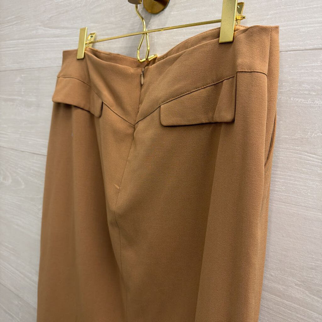 Vintage Giorgio Fiorlini Brown Maxi Skirt 12