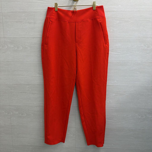 Athleta Red Wide Leg Pull On Pants 10