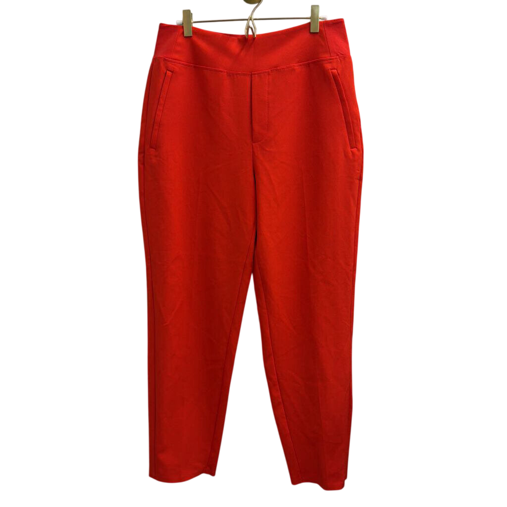 Athleta Red Wide Leg Pull On Pants 10
