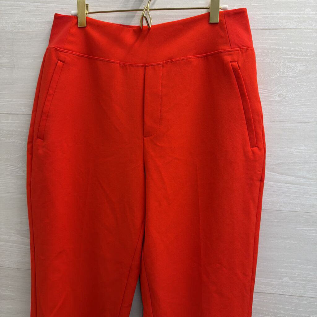 Athleta Red Wide Leg Pull On Pants 10