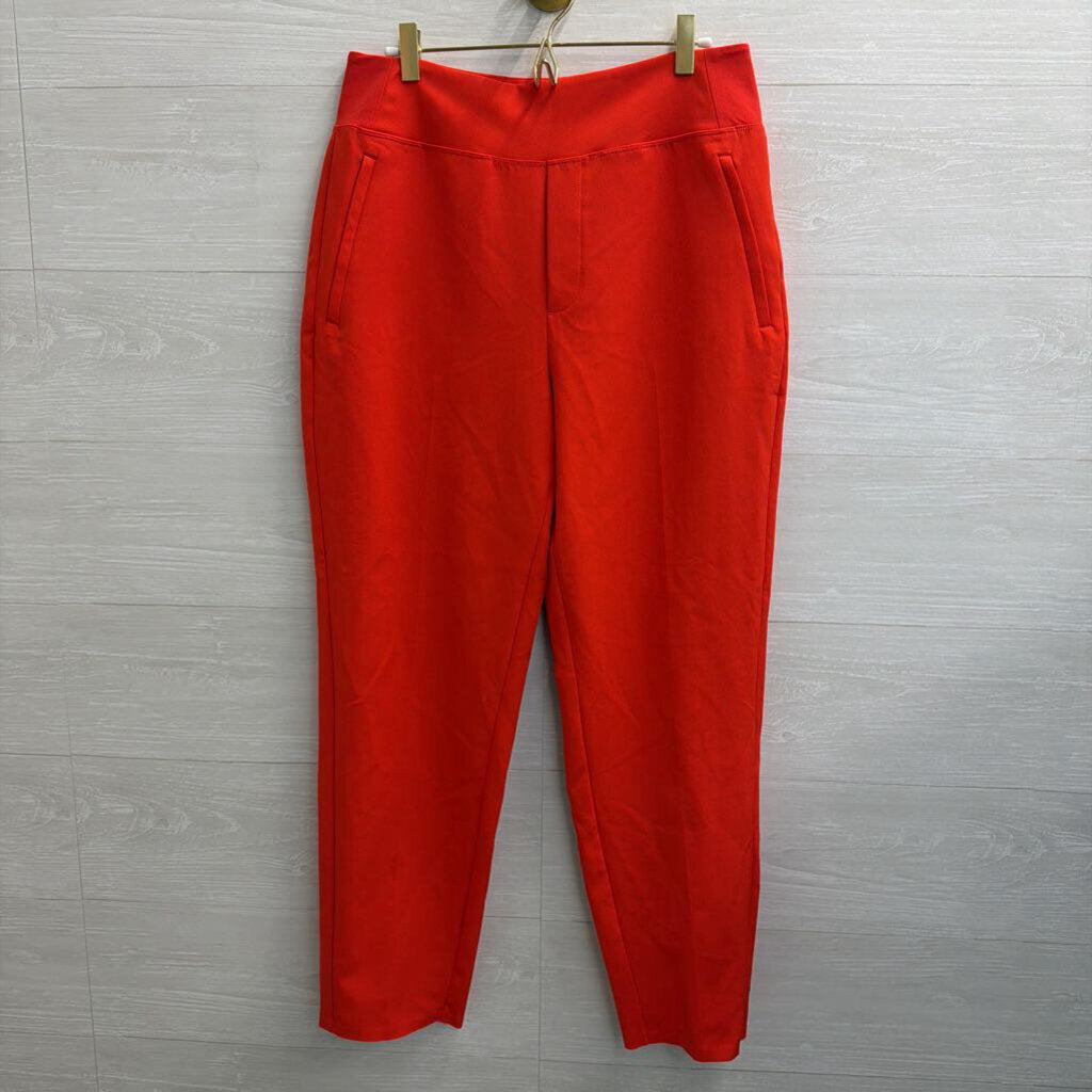Athleta Red Wide Leg Pull On Pants 10