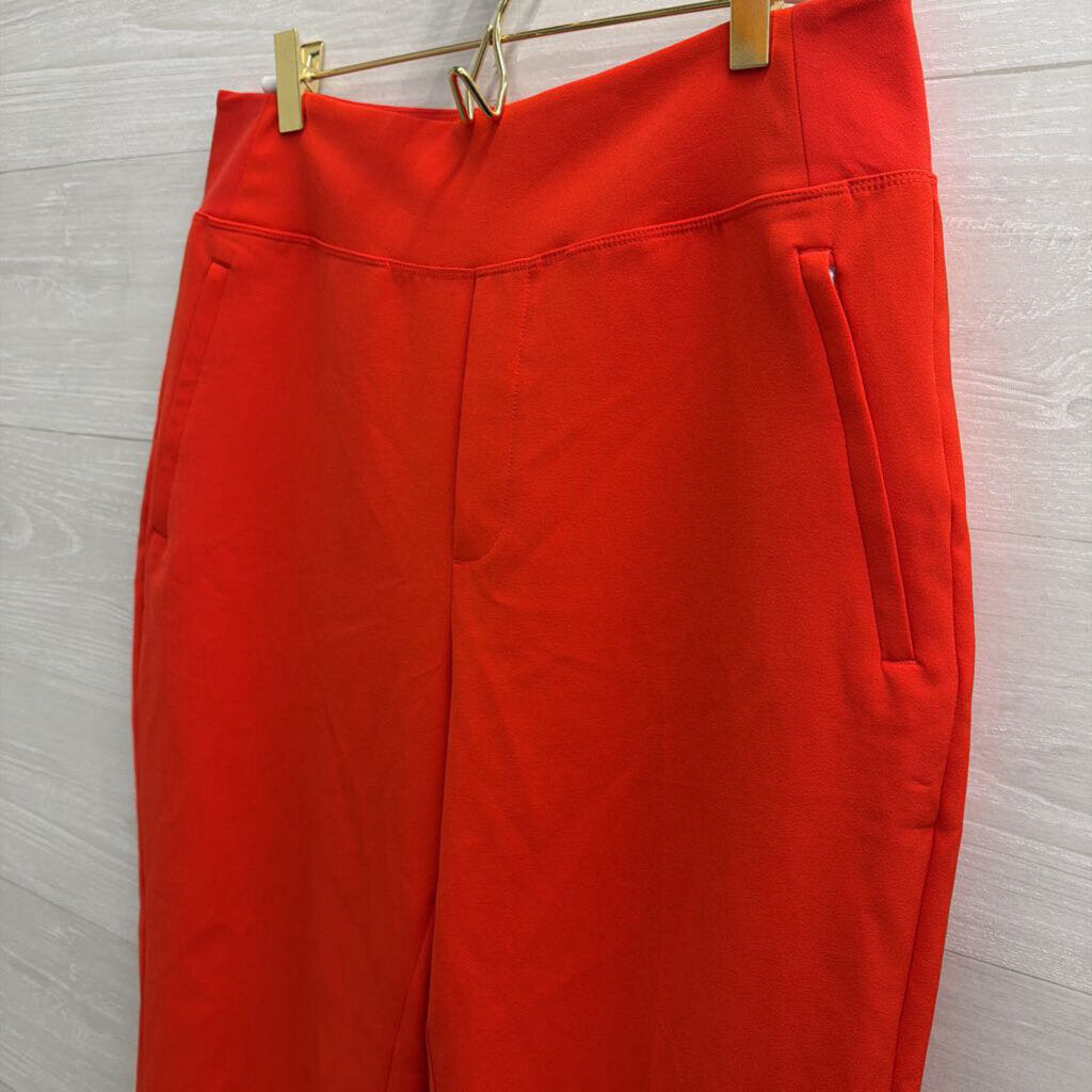 Athleta Red Wide Leg Pull On Pants 10