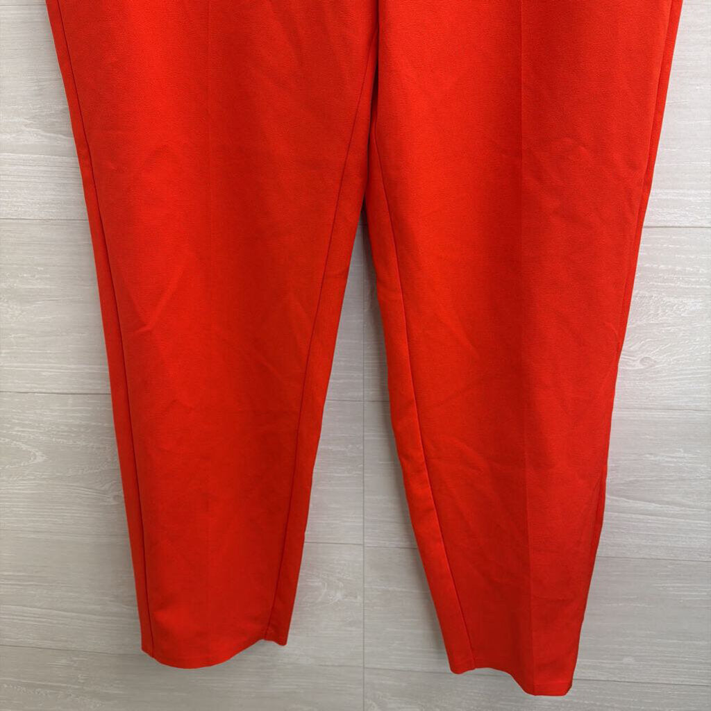 Athleta Red Wide Leg Pull On Pants 10