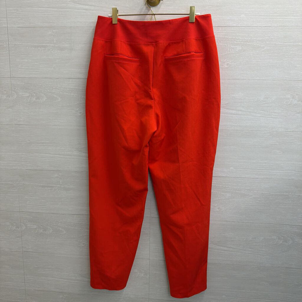 Athleta Red Wide Leg Pull On Pants 10