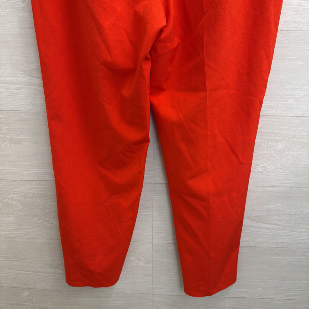 Athleta Red Wide Leg Pull On Pants 10