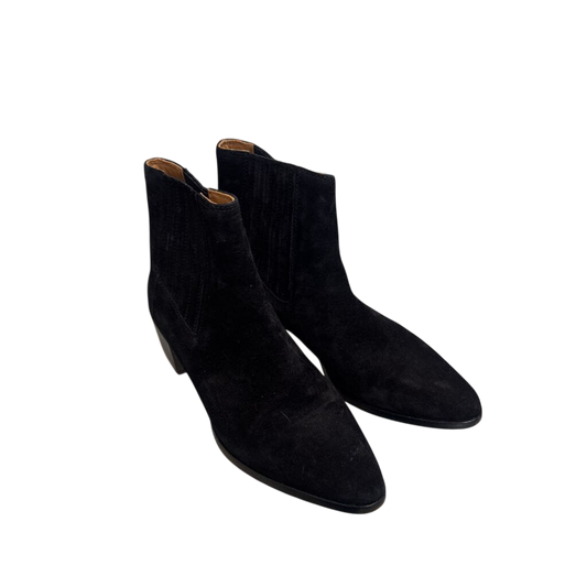Rag and Bone Black Suede Rover Chelsea Boots 39