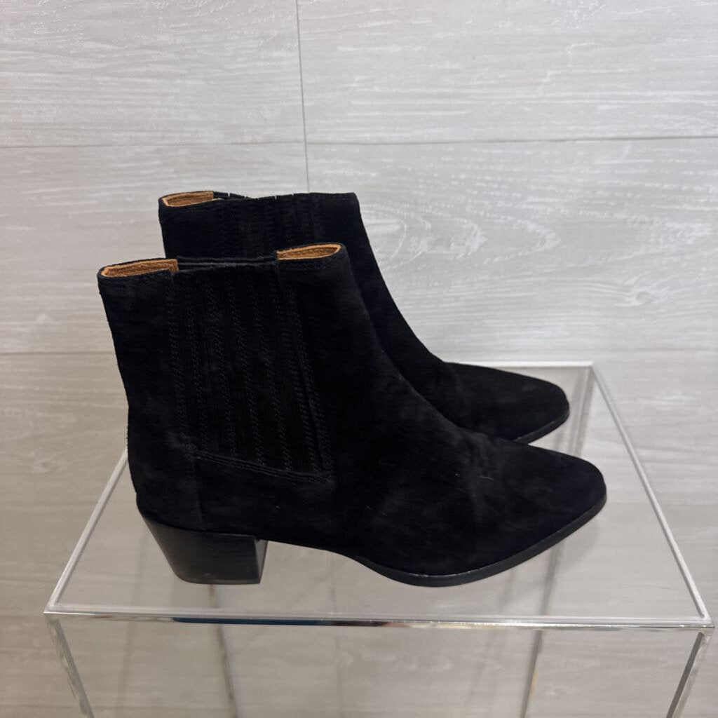 Rag and Bone Black Suede Rover Chelsea Boots 39