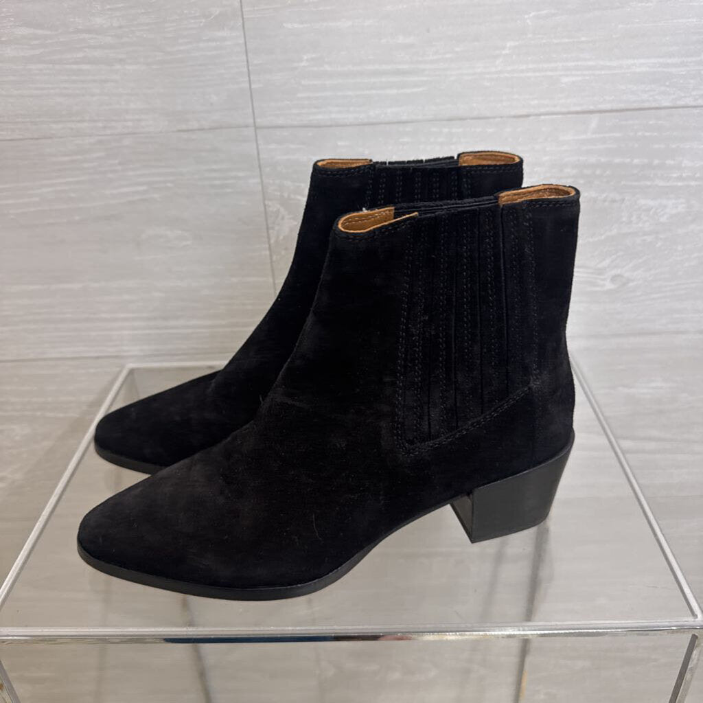 Rag and Bone Black Suede Rover Chelsea Boots 39