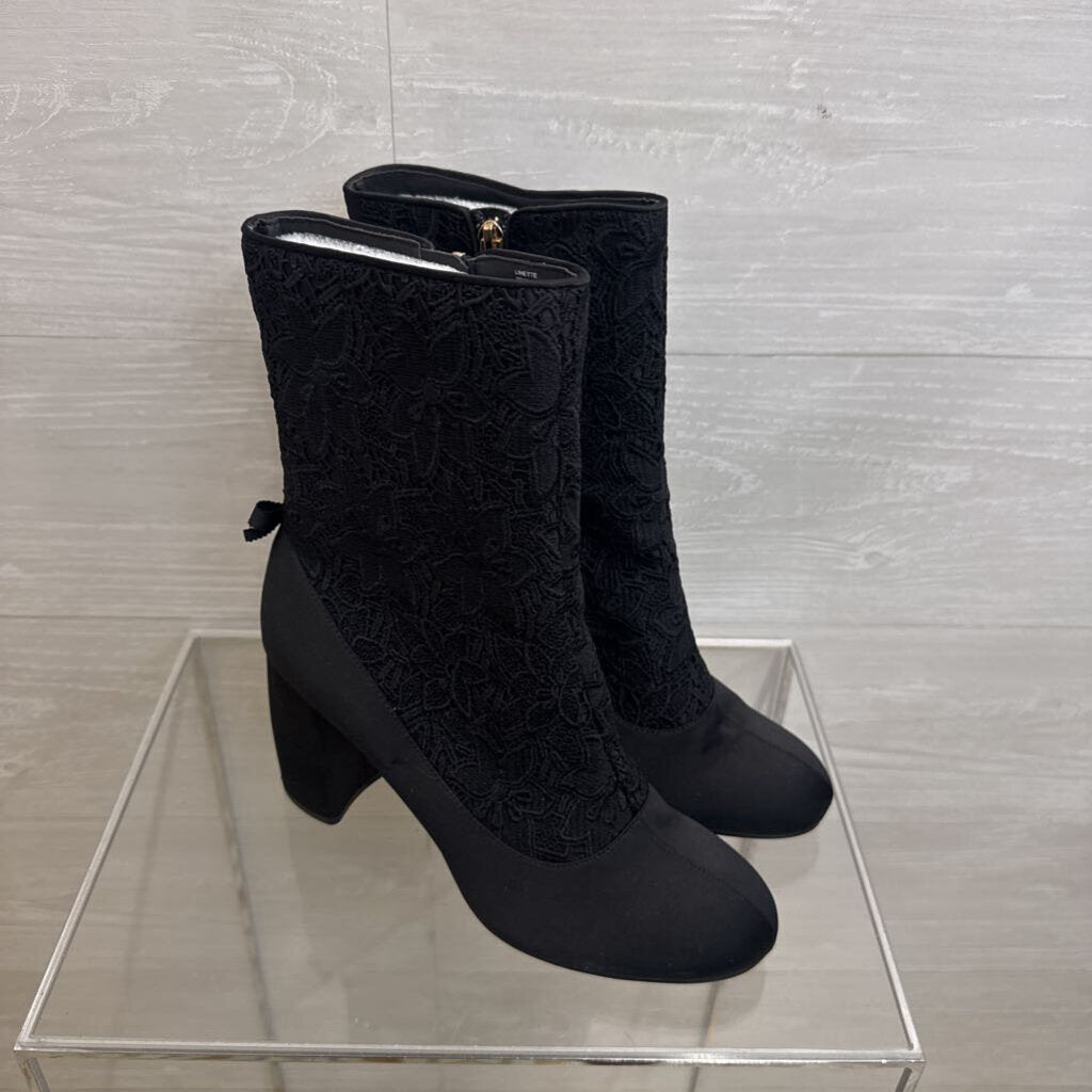 Nanette Lepore Black Linette Boots 9.5