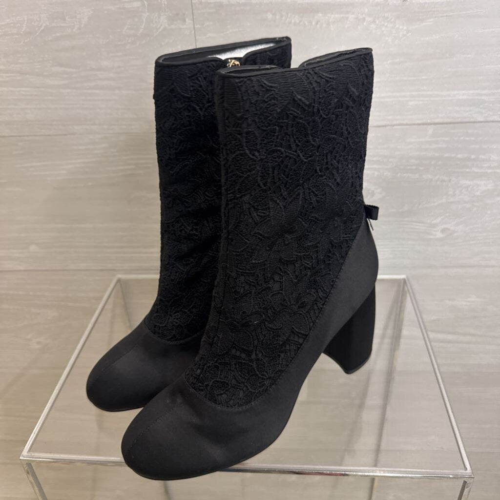 Nanette Lepore Black Linette Boots 9.5