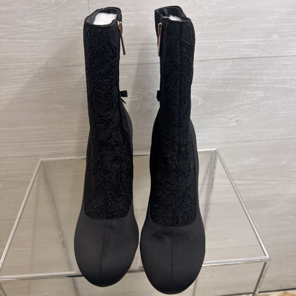 Nanette Lepore Black Linette Boots 9.5