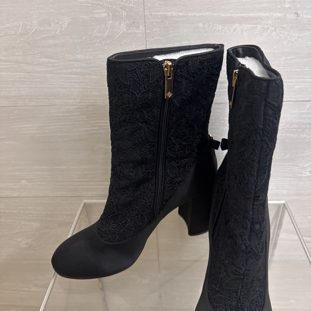 Nanette Lepore Black Linette Boots 9.5