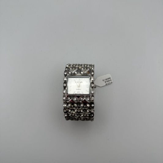 Ellen Tracy Silver Cuff Watch