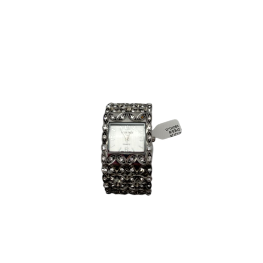 Ellen Tracy Silver Cuff Watch
