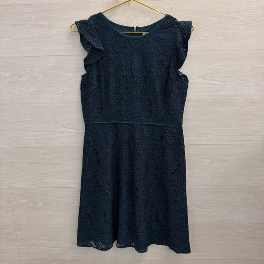 Loft Blue Lace Short Sleeve Dress 4