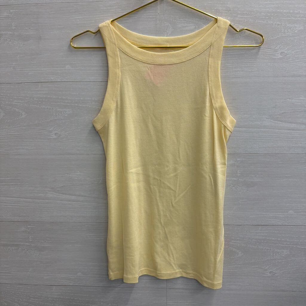 Loft Butter Yellow Tank Top Small