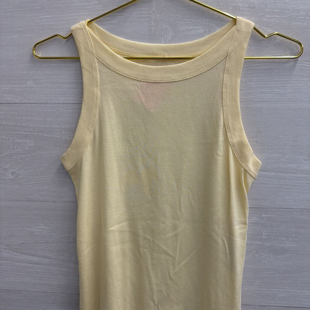 Loft Butter Yellow Tank Top Small