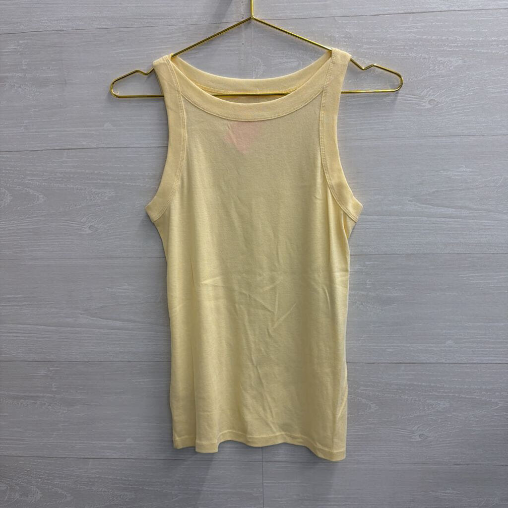 Loft Butter Yellow Tank Top Small